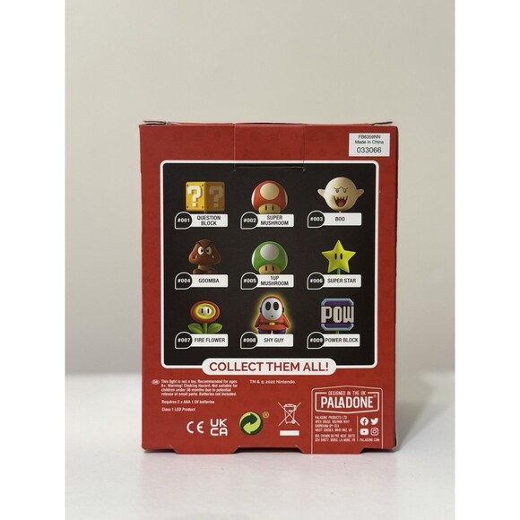 Super Mario Shy Guy Light Lamp Paladone Icons #008 Nintendo Ships Free  BrandNew - Picture 3 of 4